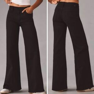 MOTHER Black Flare & Wide Leg Jeans